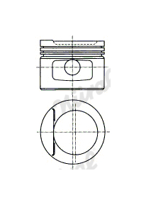 Píst NÜRAL 87-306900-00