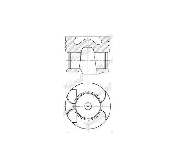 Píst NÜRAL 87-422400-10