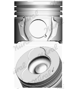 Píst NÜRAL 87-424107-00