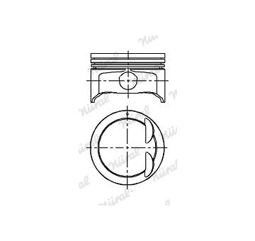 Píst NÜRAL 87-424500-00