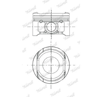 Píst NÜRAL 87-437700-00