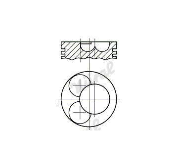 Píst NÜRAL 87-522900-40