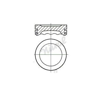 Píst NÜRAL 87-523600-00