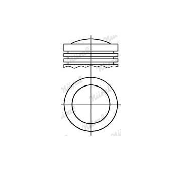 Píst NÜRAL 87-524000-00