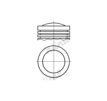 Píst NÜRAL 87-524007-00