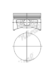 Píst NÜRAL 87-528400-00