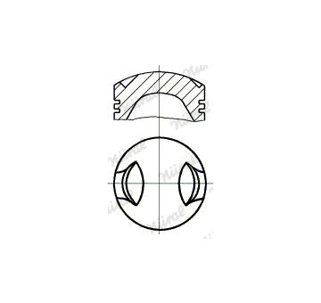 Píst NÜRAL 87-528500-00