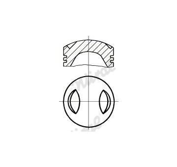 Píst NÜRAL 87-530400-00