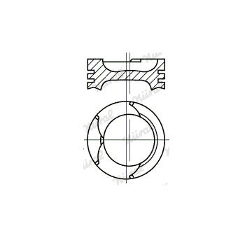 Píst NÜRAL 87-780607-00