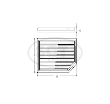 Filtr, vzduch v interiéru SCT - MANNOL SAK 166