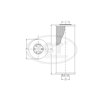 Olejový filtr SCT - MANNOL SH 446 P