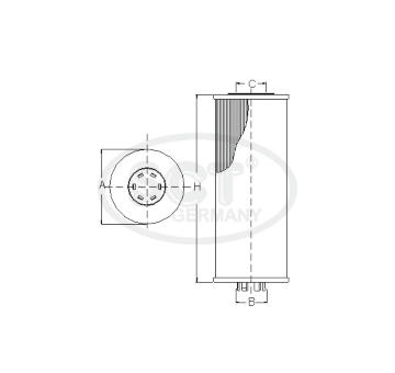 Olejový filter SCT - MANNOL SH 4044 P