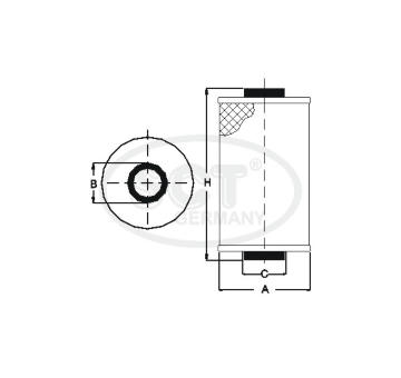 Olejový filter SCT - MANNOL SH 4793 P