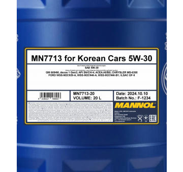 Motorový olej SCT - MANNOL MN7715-IBC