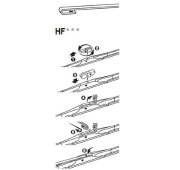 List stěrače TRICO HF400R