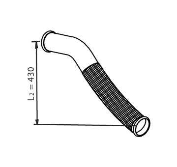 Výfuková trubka DINEX 21245