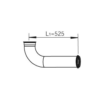 Výfuková trubka DINEX 21250