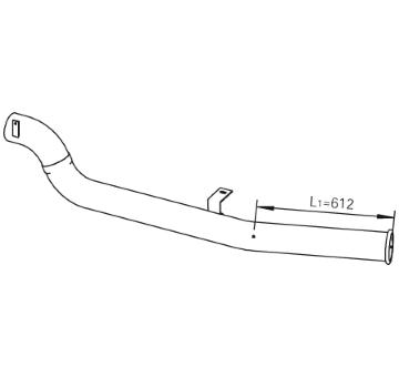 Výfuková trubka DINEX 21728
