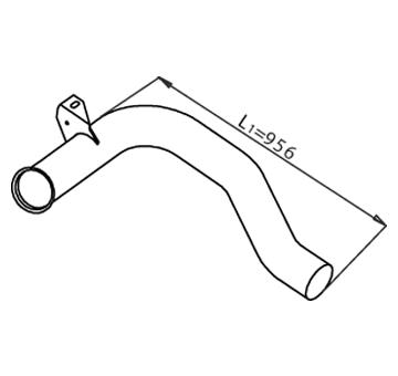 Výfukové potrubie DINEX 22159