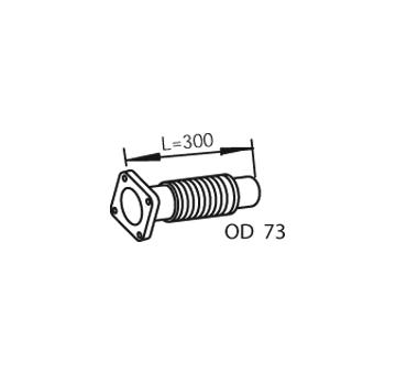 Výfuková trubka DINEX 28218