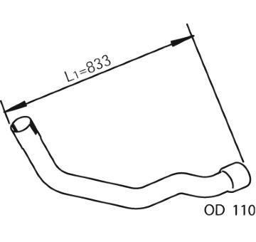 Výfukové potrubie DINEX 28219