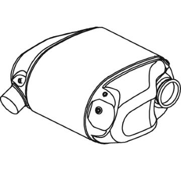 Zadní tlumič výfuku DINEX 28353