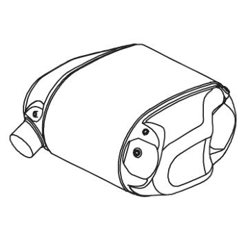 Zadní tlumič výfuku DINEX 28475