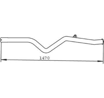 Výfuková trubka DINEX 28620
