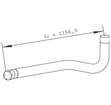 Výfuková trubka DINEX 28793