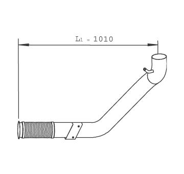 Výfukové potrubie DINEX 29244