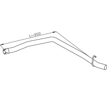 Výfukové potrubie DINEX 29623