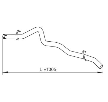 Výfukové potrubie DINEX 29629