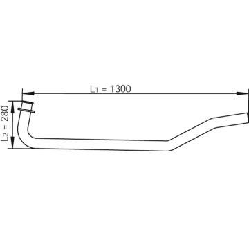 Výfukové potrubie DINEX 47263