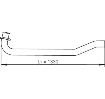Výfuková trubka DINEX 47104