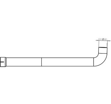 Výfukové potrubie DINEX 47544