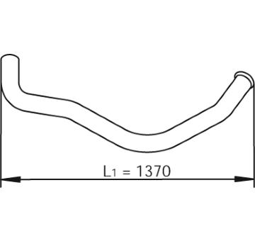 Výfuková trubka DINEX 47606