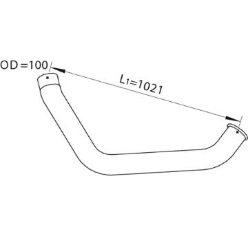 Výfuková trubka DINEX 47621