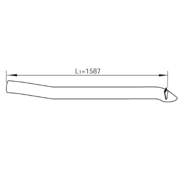 Výfuková trubka DINEX 47665