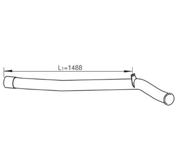 Výfuková trubka DINEX 47672