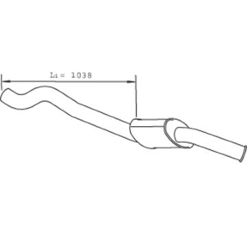 Koncový tlmič výfuku DINEX 47696