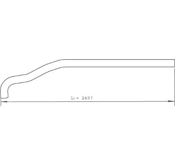Výfukové potrubie DINEX 47697