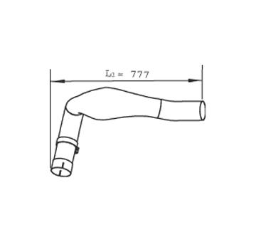 Výfuková trubka DINEX 48121