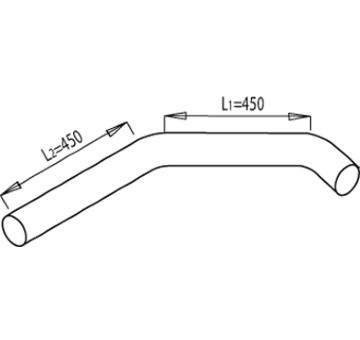 Výfuková trubka DINEX 49281