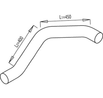 Výfuková trubka DINEX 49282