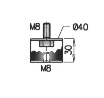 Drzak, vyfukovy system DINEX 49907