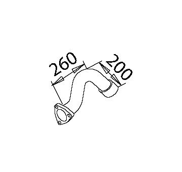 Výfuková trubka DINEX 50244