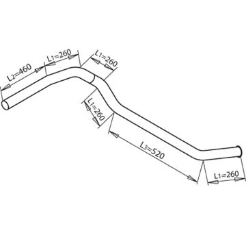 Výfuková trubka DINEX 50710