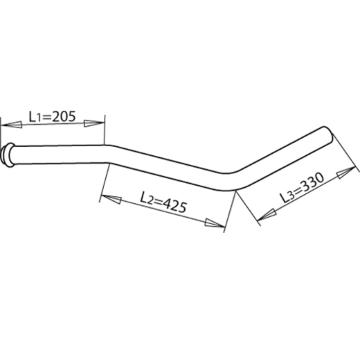 Výfuková trubka DINEX 51116