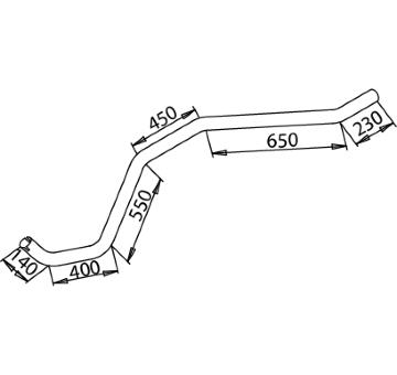 Výfuková trubka DINEX 51272