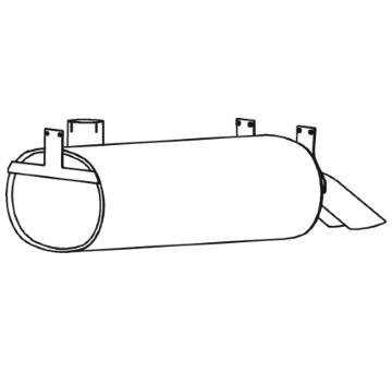 Zadní tlumič výfuku DINEX 51370